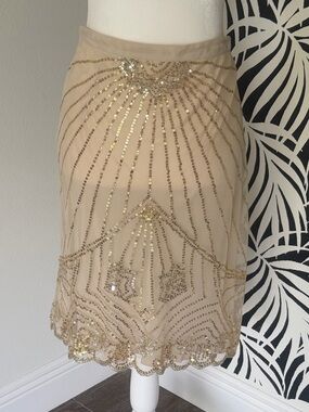 Vintage Banana Republic Sequin Pencil Skirt